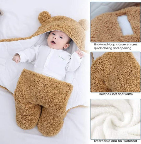 Winter furr swaddle