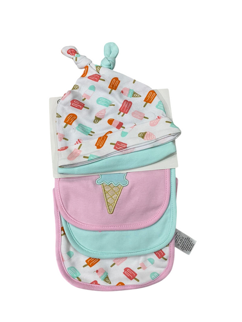 Bibs and cap set