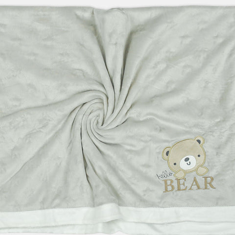 Dotted Plush baby blanket