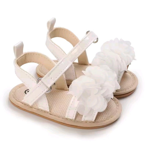 Cute net flower summer sandles