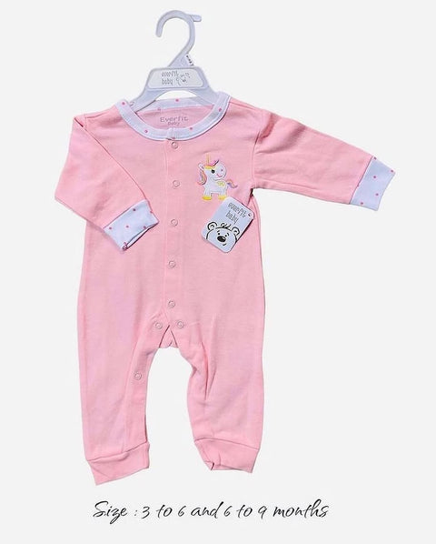 Embroidered unicorn rompers